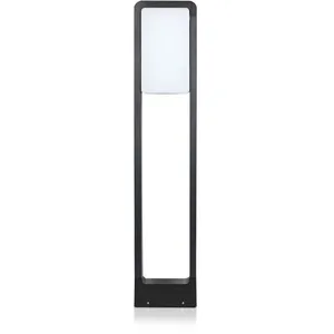 V-tac - Eclairage extérieur - Lampes Bollard - Samsung - IP65 - Noir - 10 Watts - 650 Lumens - 6400K pas cher