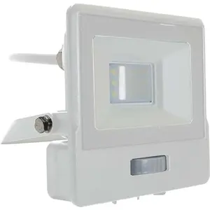 VTAC Projecteurs led avec détecteur pir - Samsung - IP65 - Blanc - 10W - 735 Lumens - 3000K - 5 Years - Model No : - VT-118S-1-W pas cher