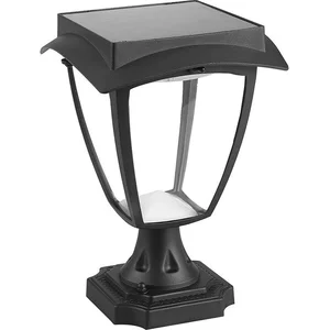 VTAC Lampadaire solaire - 2W - 110 Lumens - 3000K+6000K - Noir mat - IP65 pas cher