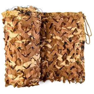 Filet de Camouflage - LITREVE - Voile d'ombrage rectangulaire - Jaune - 4x5m - Polyester pas cher