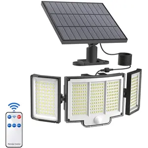 BLEOSAN Lampe Solaire Exterieur 348 LED avec Détecteur de Mouvement IP...