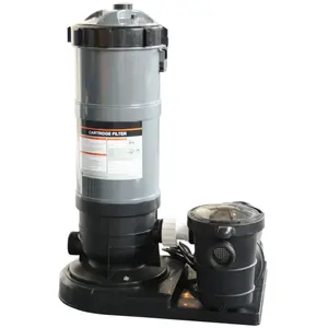 Groupe de filtration plati clair à cartouche - 15.9 m³/h + raccords pas cher