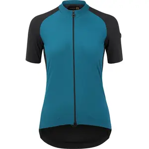 Assos Uma Gtv C2 Korte Mouwen Fietsshirt Blauw M Vrouw pas cher
