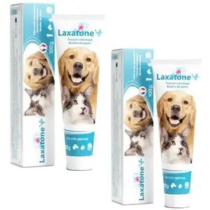 Ceva Laxatone Plus Complément alimentaire pour chiens et chats lot de 2 tubes 2x100g pas cher