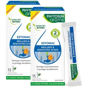 Lot de 2 - Phytosun Arôms Brûlures d'Estomac et Remontées Acides 15 Sa... pas cher