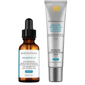 Skinceuticals Routine Anti-Taches Phloretin CF 30ml & Advanced Brightening UV Defense SPF50 40ml pas cher