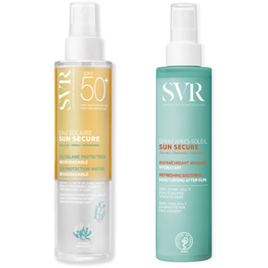 SVR Routine Sun Secure Eau Solaire SPF50+ 200ml et Spray Après-Soleil pas cher