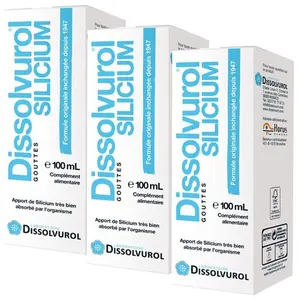 Dissolvurol Silicium Lot de 3 x 100ml pas cher