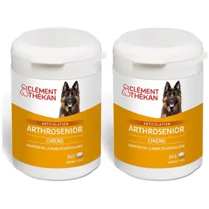 Lot de 2 - Clément Thékan Arthrosenior Mobilité Articulaire Chien 60 Comprimés pas cher