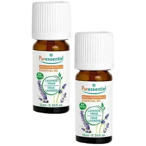 Puressentiel Huile Essentielle Lavande Vraie Officinale Bio 10ml Lot de 2 pas cher