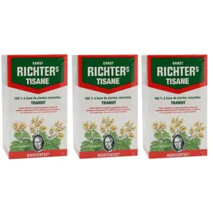 Ernst Richter's Tisane Transit Lot de 3 x 20 sachets pas cher