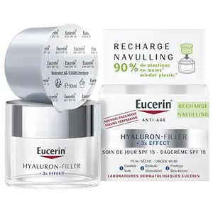 Eucerin Hyaluron-Filler + 3x Effect Soin de Jour Peau Sèche SPF15 et S... pas cher