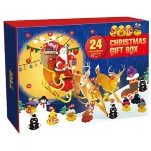 ANDYOU Calendrier de l'Avent de Noël pour canards en caoutchouc,Calend... pas cher