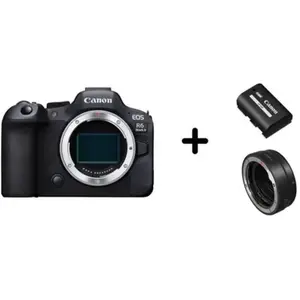 Appareil photo hybride Canon EOS R6 Mark II + Batterie LP-E6P + Bague ... pas cher