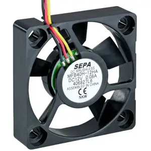 SEPA MFB40H12HA-001 Axiaalventilator 12 V/DC 13.92 m³/h (l x b x h) 40... pas cher