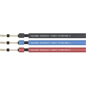 HELUKABEL HELU H1Z2Z2-K 713571 Solarkabel 1 x 10 mm² Rood per meter pas cher