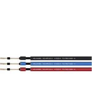 Helukabel H1Z2Z2-K 713569 Câble photovoltaïque 1 x 6 mm² rouge 100 m pas cher