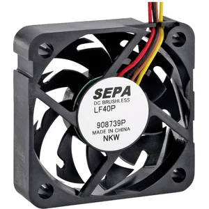 SEPA LF40P12PSE00A Axiaalventilator 12 V 13.8 m³/h (l x b x h) 40 x 40... pas cher