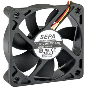 SEPA PLB60B12FSE33A Axiaalventilator 12 V/DC 27.6 m³/h (l x b x h) 60 ... pas cher