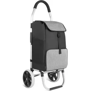 INATECK Chariot de Courses Poussette de Marché Capacité 41L/45kg à Grandes Roues Silencieuses, Pliable Caddie Course pas cher