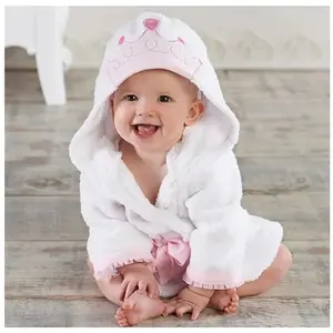 Peignoir Bébé Sortie de Bain Princesse - YONTREE - Rose - Coton - 0 mo...Vendu parcdiscount
