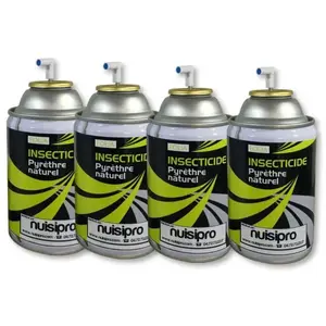 NUISIPRO Pyrèthre Naturel contre les moustiques. Lot x4 pas cher