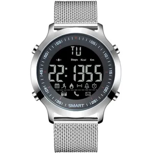 Montre hommes sports Étape Réveil Bluetooth imperméable Lumineux Intel... pas cher