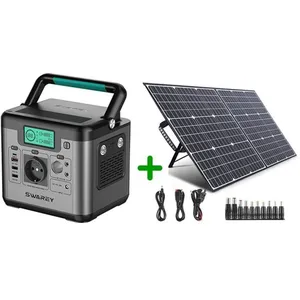 SWAREY Générateur solaire Portable 518Wh avec panneau Solaire Pliable ...