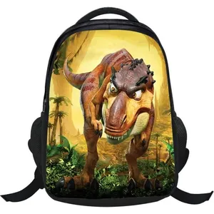Cartable Enfant Dinosaure - Sac à Dos d'école Primaire Scolaire - Nylon - NoirVendu parcdiscount