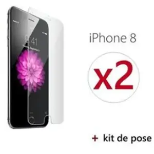protege ecran vitre verre trempe iphone 8Vendu parcdiscount