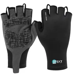 Sxt Pro Cycling Aero Korte Handschoenen Zwart XL Man,Vrouw pas cher