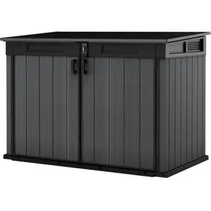 Keter Cortina Mega Opbergkast - 2020L - 190,5x109,3x132,5cm - Grijs pas cher