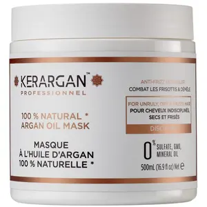 Comparateur de prix : Kerargan - Masque Disciplinant à l'Huile d'Argan pour Cheveux Indiscip...