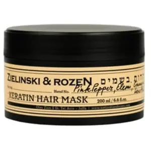 Zielinski & Rozen Pink Pepper, Elemi, Cinnamon, Leather Keratin Haarmasker pas cher