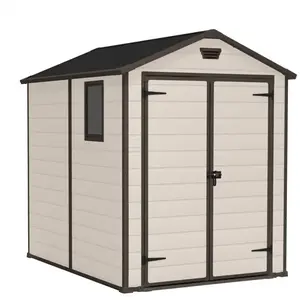 Keter Abri de jardin en résine avec plancher 6x8 Manor DD pas cher