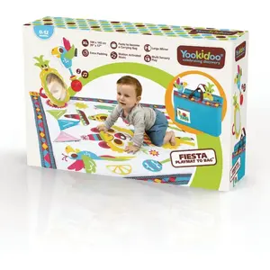 Tapis D'Éveil - Yookidoo - Modèle Fiesta - 0-12 mois - Playmat To Bag pas cher