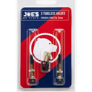 2x Joe's No Flats Tubeless Ventielen 32mm / 48mm - 32mm pas cher