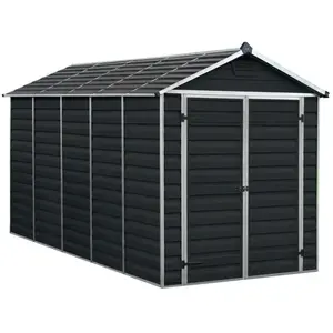CANOPIA BY PALRAM Abri de jardin Skylight 378.6 x 185.4 cm Gris foncé pas cher