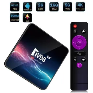 YIBNRW TV98 Android TV Box Android 12.1 H313 4K 60FPS HDR10 Quad Core ...Vendu parcdiscount