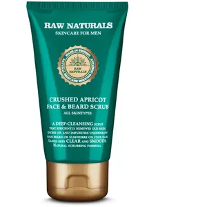 Raw Naturals, Nettoyant pour le visage, Gommage visage et barbe (Exfol... pas cher