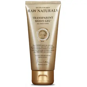 Raw Naturals - Transparent Shave Gel 100ml pas cher