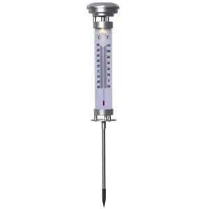 Best Season Thermometer op zonne-energie met warm wit LED-lampjeVendu parbol