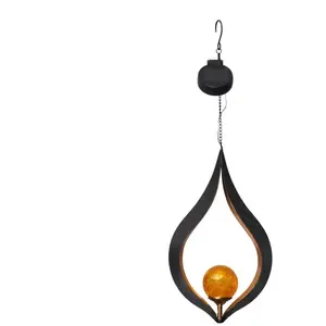 Star Trading Melilla suspension solaire, en forme de flamme, extérieur pas cher