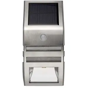 Clairage solaire Best Season, Wally, argent, 7,6 x 17 x 4,8 cm, 479-96 pas cher
