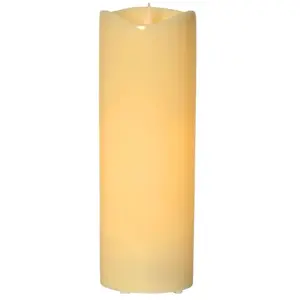 Bougie d'extérieur led 'Grande', scintillante, batterie, minuterie, cr... pas cher