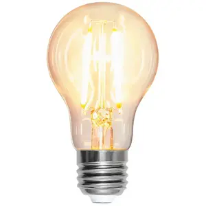 Star Trading Standaard bol - E27 - 8W - Extra Warm Wit - 2700K - Filament - HelderVendu parbol