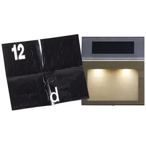 Comparateur de prix : Star Trading huisnummerlamp op zonne-energie Wally