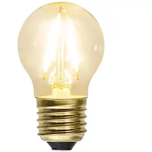 Star Trading Kogellamp - E27 - 1.5W - Super Warm Wit <2200K - Filament - HelderVendu parbol