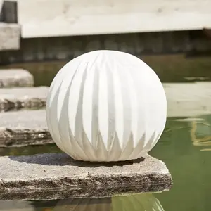 Star Trading decoratie Sandy, decoratief licht, bollamp, wit, zandstee...Vendu parbol