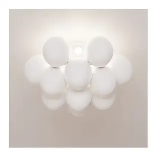 Lampe plafonnier By Rydéns Gross - matt white - 20 cm pas cher